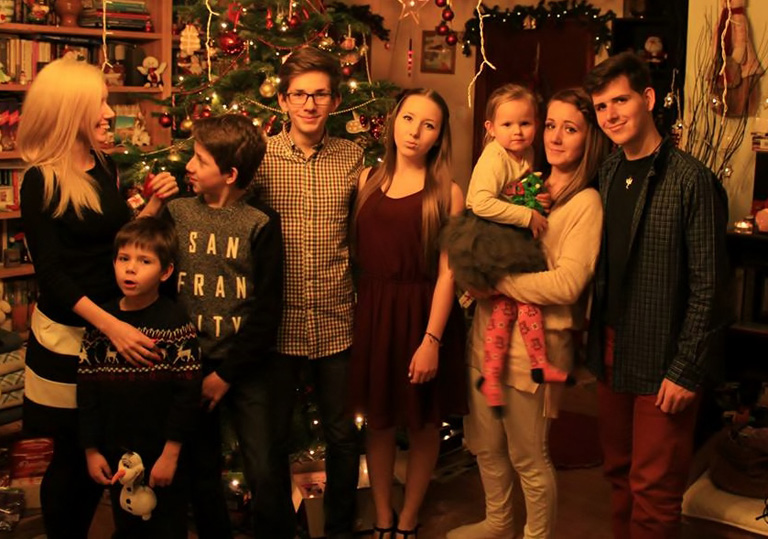 Gyerekek és Lilien az unoka