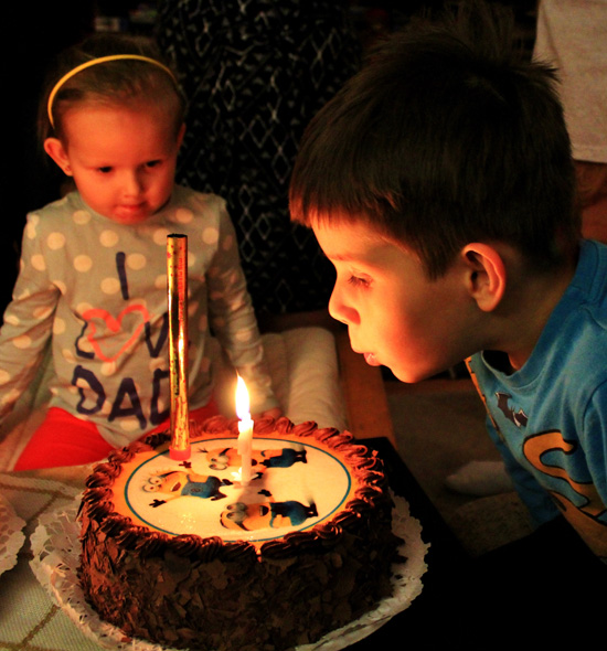 A legkisebb gyerek Bálint szülinapja, és az első unoka Lilien