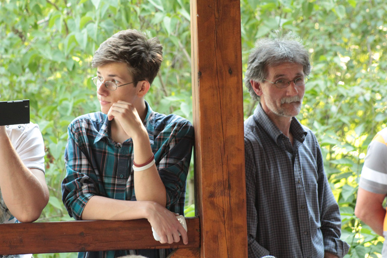 Péter és édesapja