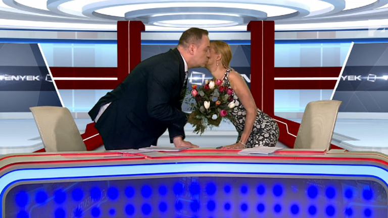 Várkonyi Andrea a könnyeivel küszködve búcsúzott a Tényektől