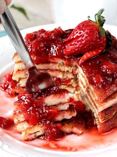 Eperlekváros csúsztatott palacsinta recept