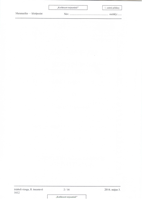 Itt vannak a középszintű matek érettségi megoldásai