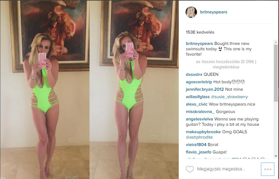 Britney Spears merész fürdőruhája telitalált