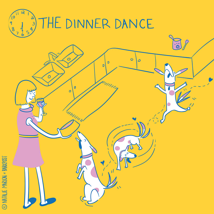 Ilyenek a kutyások mindennapjai - cuki illusztrációk