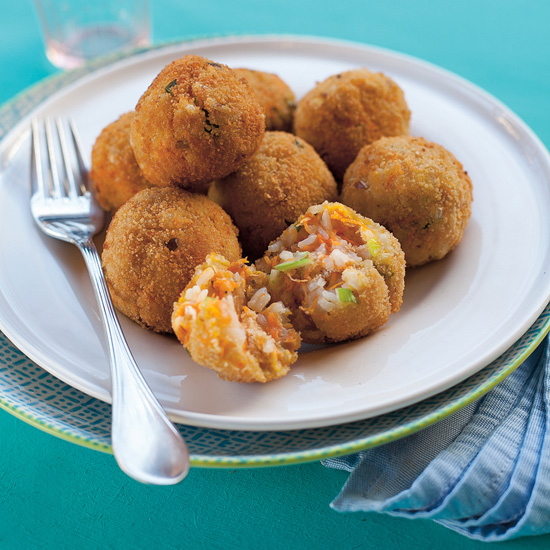 Gyors vacsora: zöldséges rizsgombóc