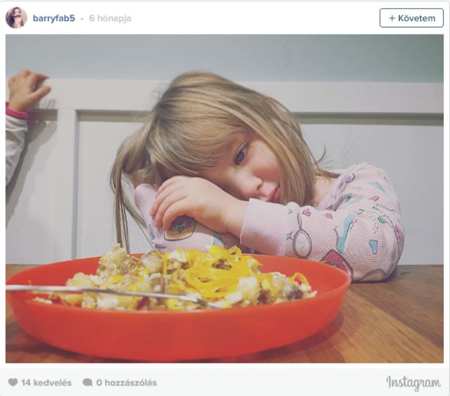 “Nem tudom megenni, mert fejjel lefelé van