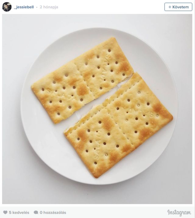 “Nem tudom megenni, mert fejjel lefelé van