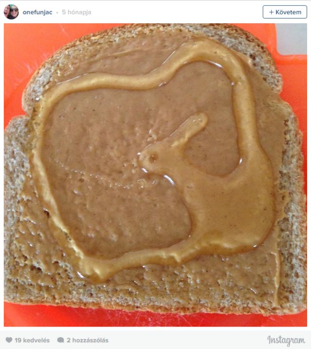 “Nem tudom megenni, mert fejjel lefelé van