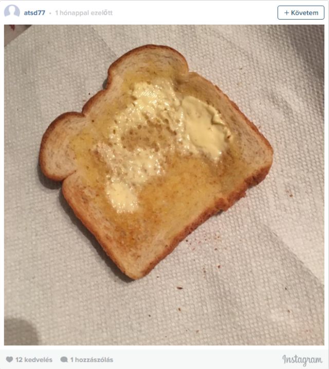 “Nem tudom megenni, mert fejjel lefelé van