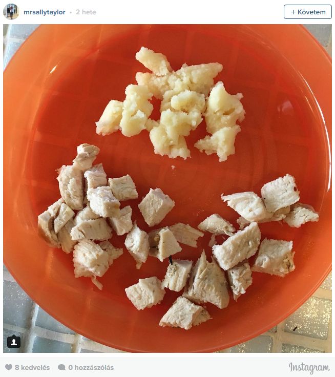 “Nem tudom megenni, mert fejjel lefelé van