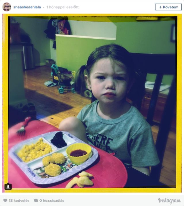 “Nem tudom megenni, mert fejjel lefelé van