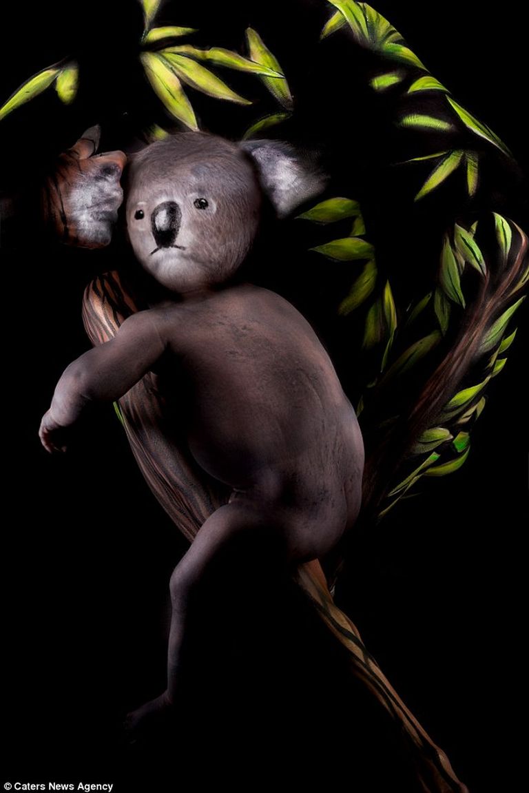 Ennél tökéletesebb testfestés talán nincs is!