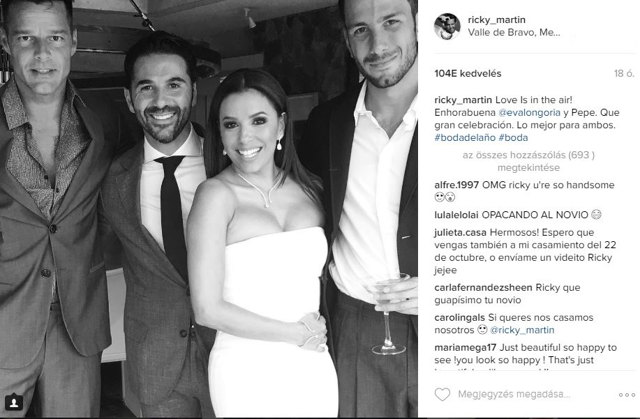 Itt van Eva Longoria esküvői albuma