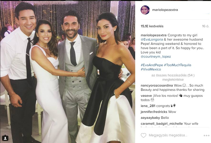 Itt van Eva Longoria esküvői albuma