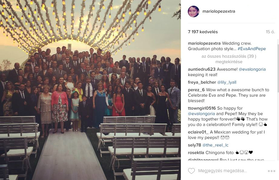 Itt van Eva Longoria esküvői albuma