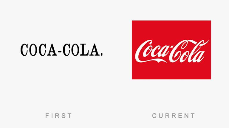 Híres logók egykor és most Híres logók egykor és most