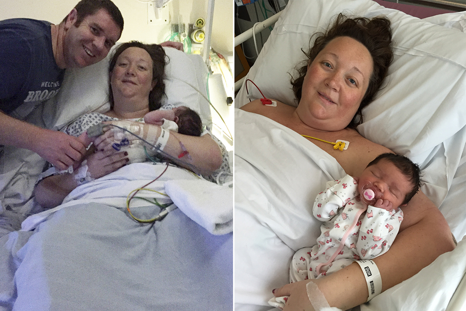 Néhány másodperccel a boldog családi fotó után kómába esett a kismama