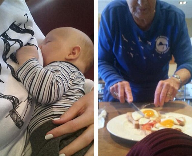 Szívmelengető pillanat: vadidegen segített a szoptatós anyukának reggli közben