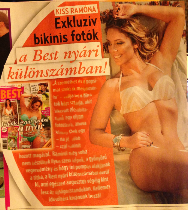Kiss Ramóna bikiniben pózolt a magzinnak Kiss Ramóna bikiniben pózolt a magzinnak