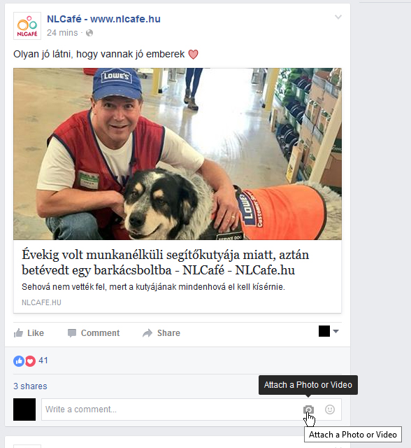 Itt kell kiválasztani a feltöltendő videót.