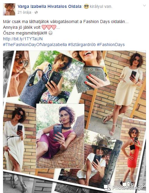 Varga Iza szexis divatfotója nagy sláger Varga Iza szexis divatfotója nagy sláger