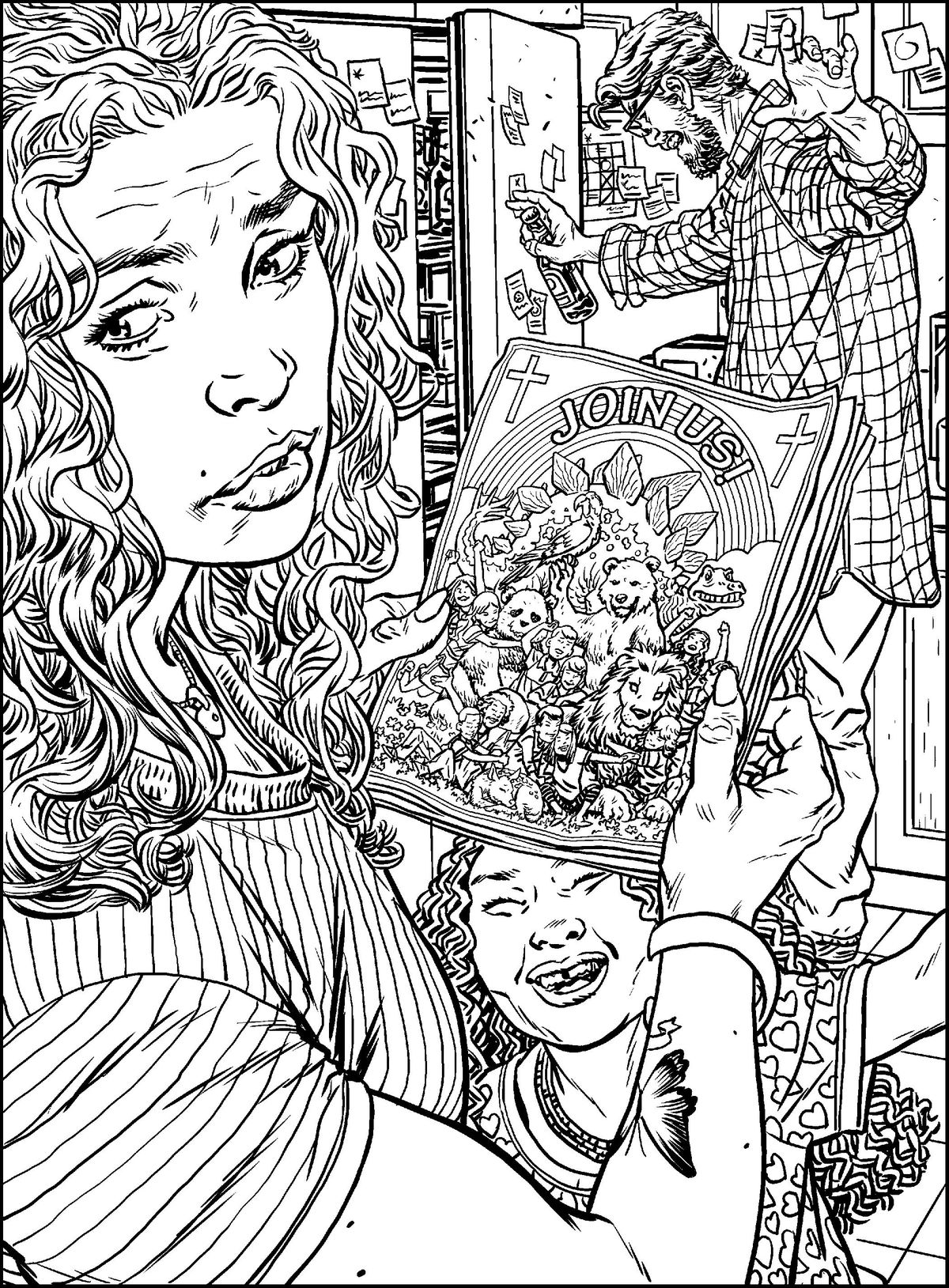 Ennél morbidabb felnőtt kifestőt még nem láttál 