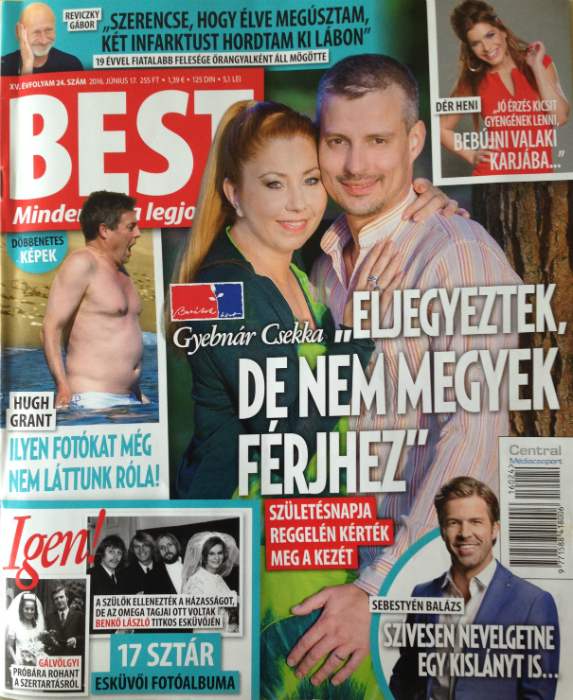 Sebestyén Balázs szívesen nevelne kislányt