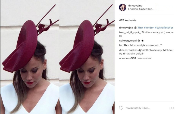 Semmi, csak Vajna Tímea elment vásárolni Londonban