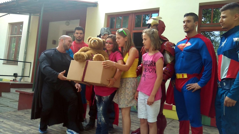 A gyerekeknek nagyon tetszett a szupercsapat