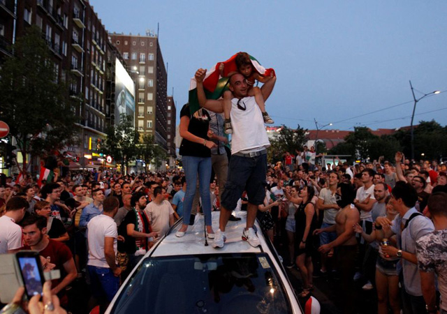 A portugál meccs után így ünnepelt az ország