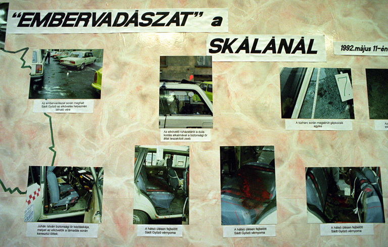 Fotók a budai Skála Áruháznál történt gyilkosság helyszínéről (Fotó: Rózsahegyi Tibor/MTI)