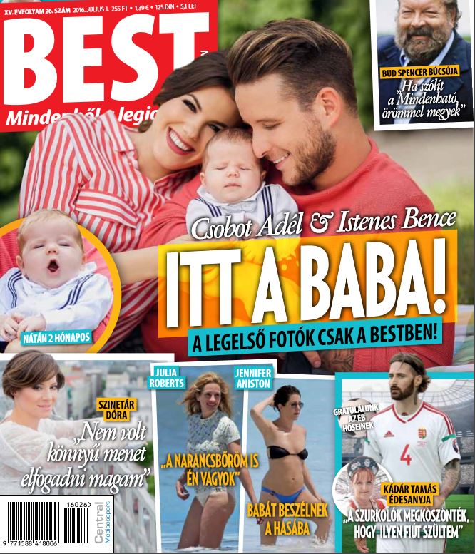 Csobot Adél és Istenes Bence: első babafotók Nátánról Csobot Adél és Istenes Bence: első babafotók Nátánról