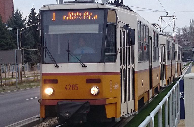 Pánik tört ki az 1-es villamoson