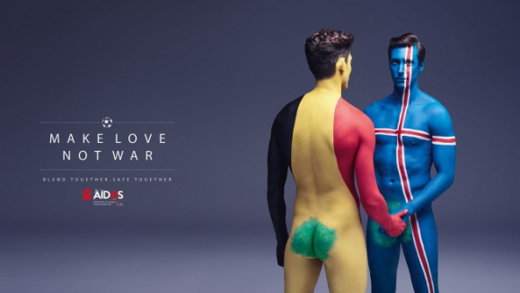 Foci Eb: Ilyen Merész AIDS-ellenes reklámkampány még nem láttál