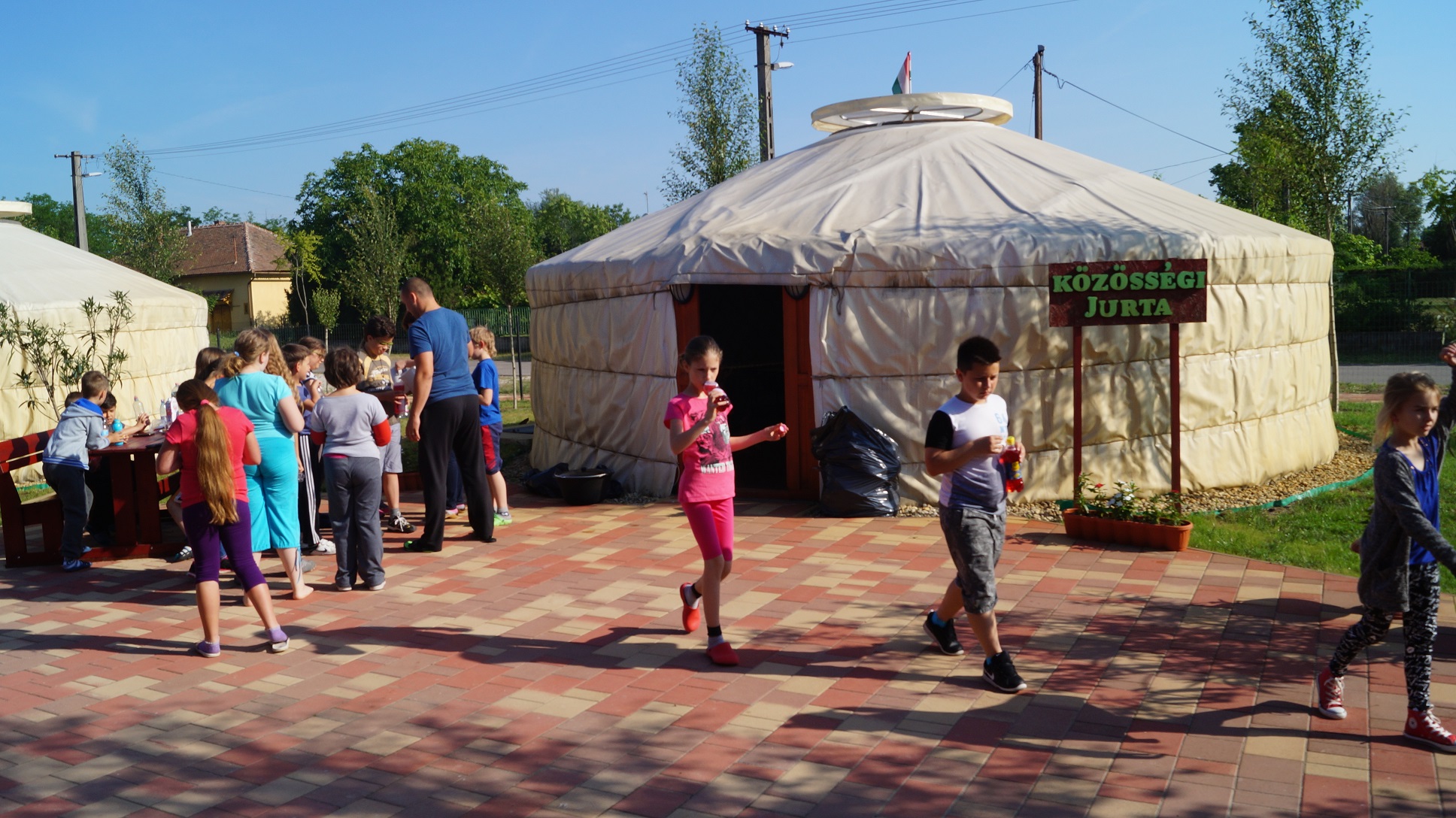 Jurtatábor Cserkeszőlőn