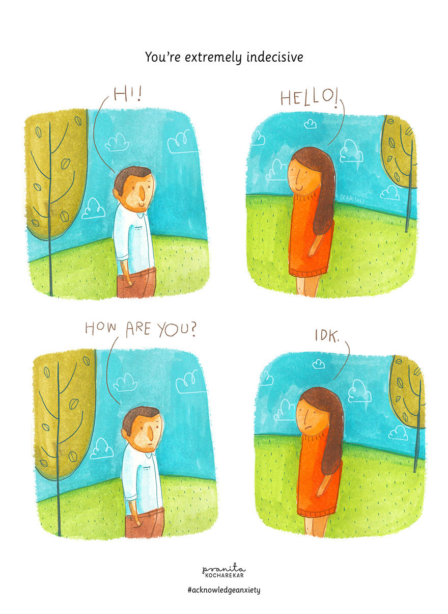 10 illusztráció, ami megmutatja, milyen szorongással élni 10 illusztráció, ami megmutatja, milyen szorongással élni