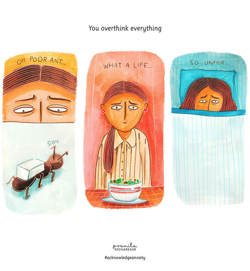 10 illusztráció, ami megmutatja, milyen szorongással élni 10 illusztráció, ami megmutatja, milyen szorongással élni