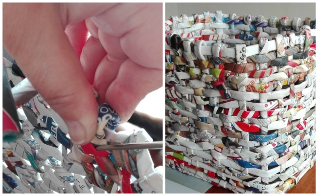 Készíts otthon fonott kosarat, amiben bármit tárolhatsz