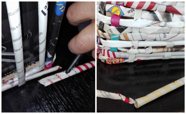 Készíts otthon fonott kosarat, amiben bármit tárolhatsz