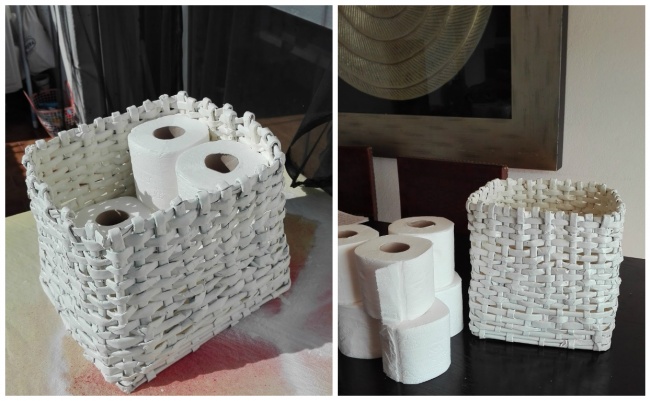 Készíts otthon fonott kosarat, amiben bármit tárolhatsz