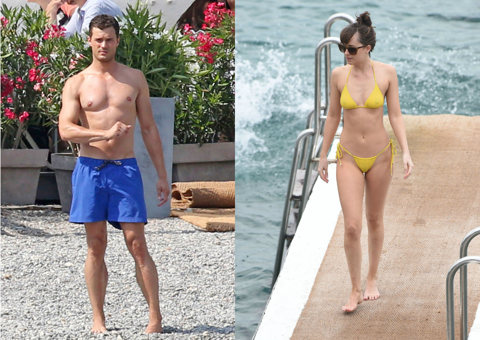 Dakota Johnson topless, Jamie Dornan neje féltékeny - Szürke ötven árnyalata forgatás képei