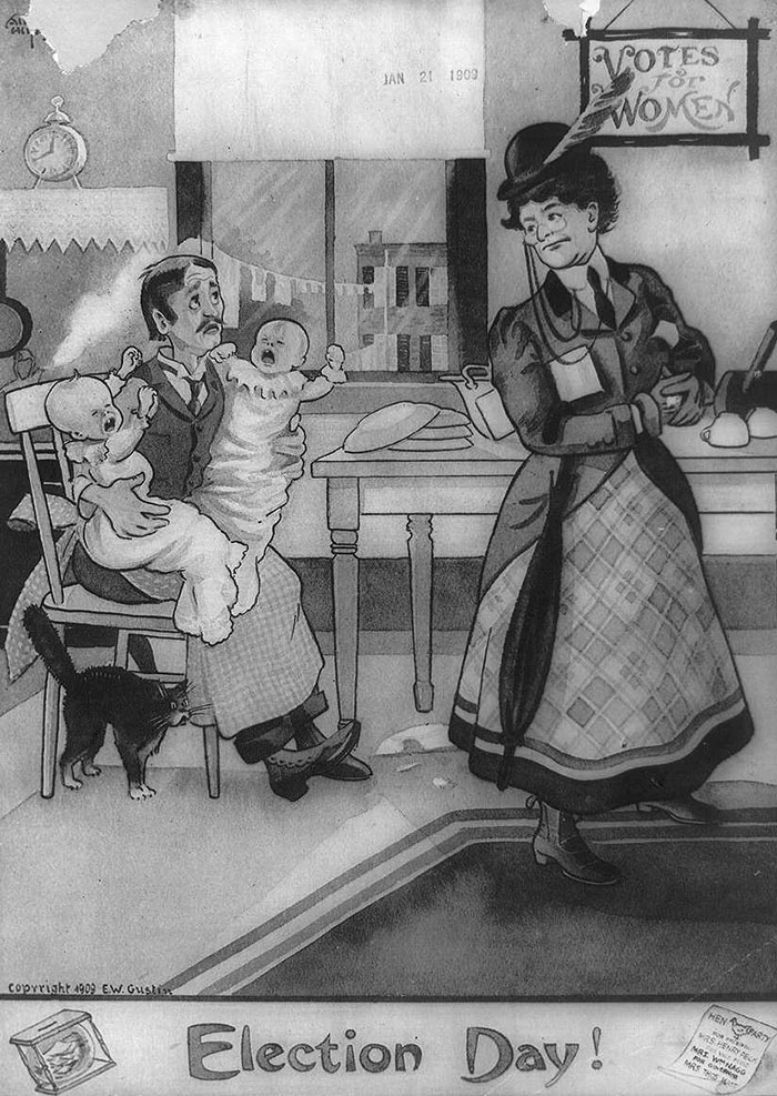 Vicces grafikák: ennyire rettegtek annak idején a női egyenjogúságtól