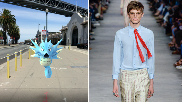 Üdítő nyárias színek Seadra, illetve a legújabb Gucci kollekcióiban (Fotó: Getty)