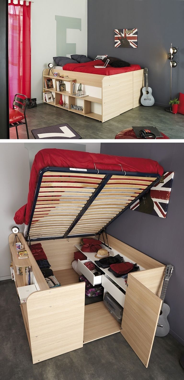 Elképesztően jó tároló és ágy egyben