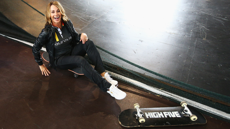 Nadia Comaneci a Laureus Sports Awards 2016 díjátadóján