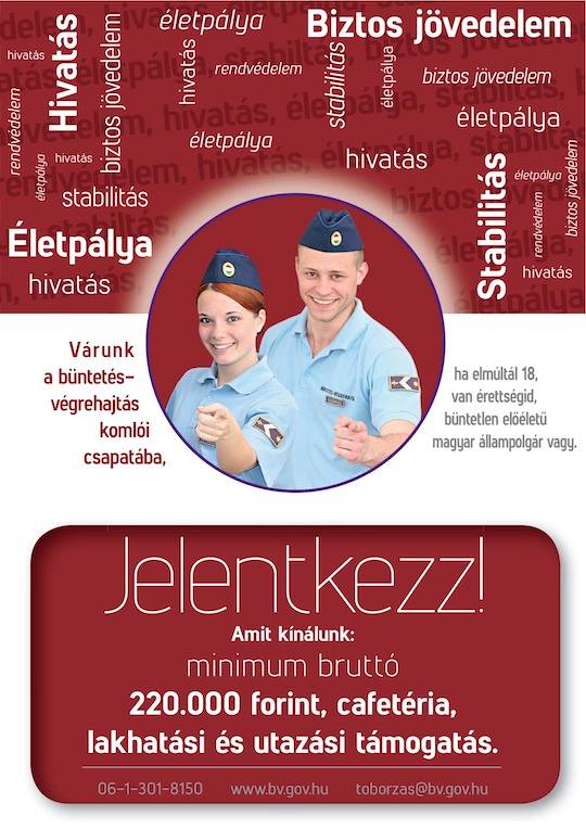 Szexi nővel toboroznak fegyőröket