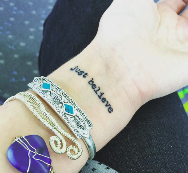 Menő szöveges tetkók, amik olyanok, mintha írógéppel ütötték volna rád