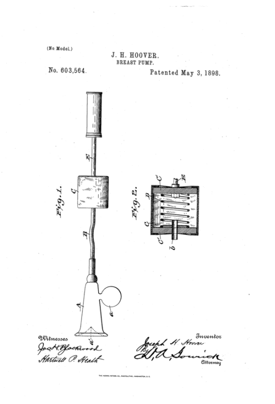 1897. Pulzáló mozgásra képes mellszívó