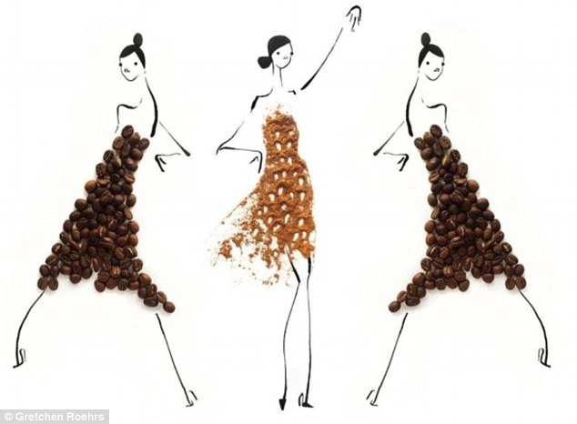 Ezek a divatillusztrációk néhány finom falattal lesznek teljesek Ezek a divatillusztrációk néhány finom falattal lesznek teljesek