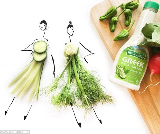 Ezek a divatillusztrációk néhány finom falattal lesznek teljesek Ezek a divatillusztrációk néhány finom falattal lesznek teljesek